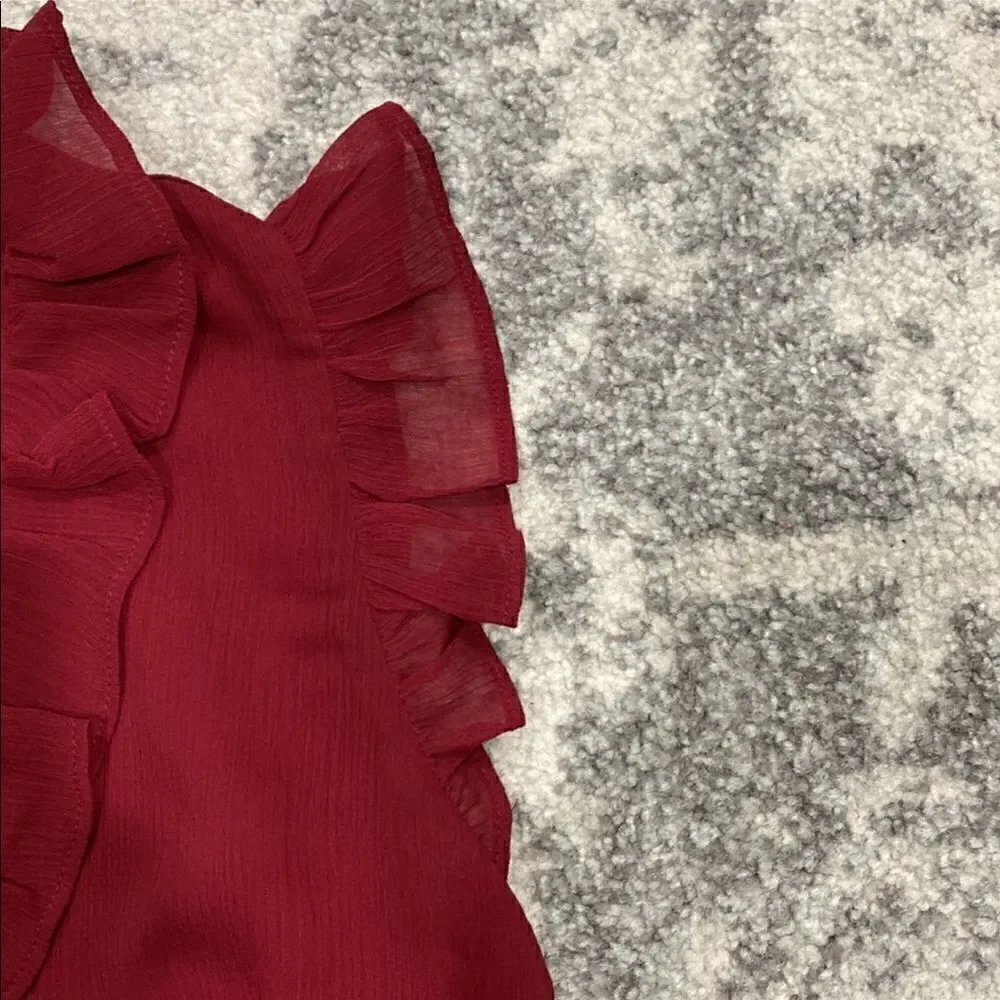 Banana Republic Petite Flutter Peplum Top